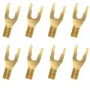 Набор сменных разъемов WireWorld 8 gold spade, (SPDGEX08), 8шт.